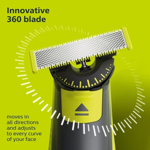 360° Blades Norelco QP210/80 OneBlade Replacement Head for QP2520 / QP6520 - Picture 6 of 8