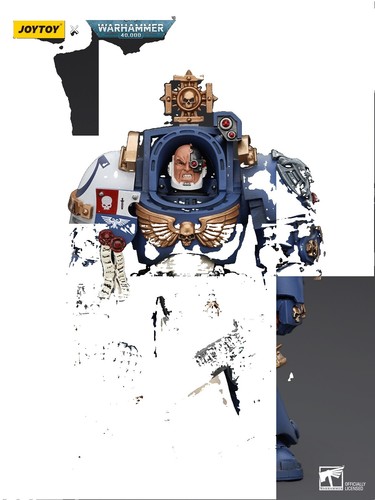JOYTOY Ultramarines Primaris Chaplain Brother Varus 40K Action