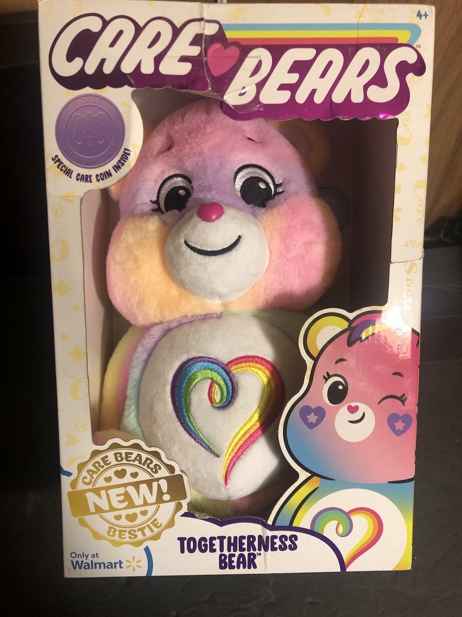 Care Bears Togetherness Bear Rainbow Colors With Heart On Belly