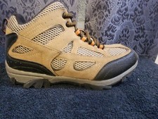 Ozark Trail-boy's brown outdoor hiking boots size 4