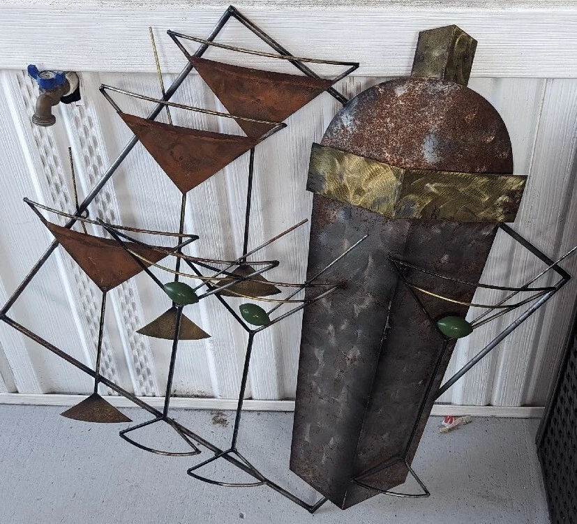 C Jere Metal Sculpture In Mid-Century Modernism Antiques for sale