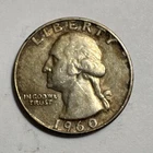 1960D Washington Silver Quarter $.25 Denver mint .18 oz. silver