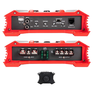 Crunch Ground Pounder GP-2500.1 2500 Watt Monoblock Amplifier for