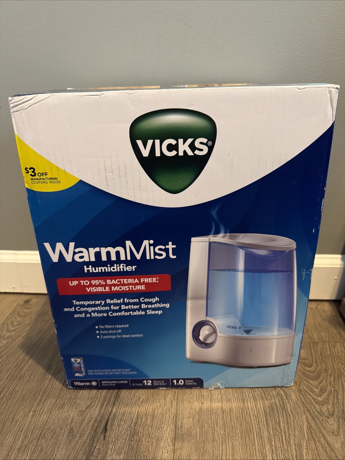 Filter Free 1 Gallon Medium Large Room New