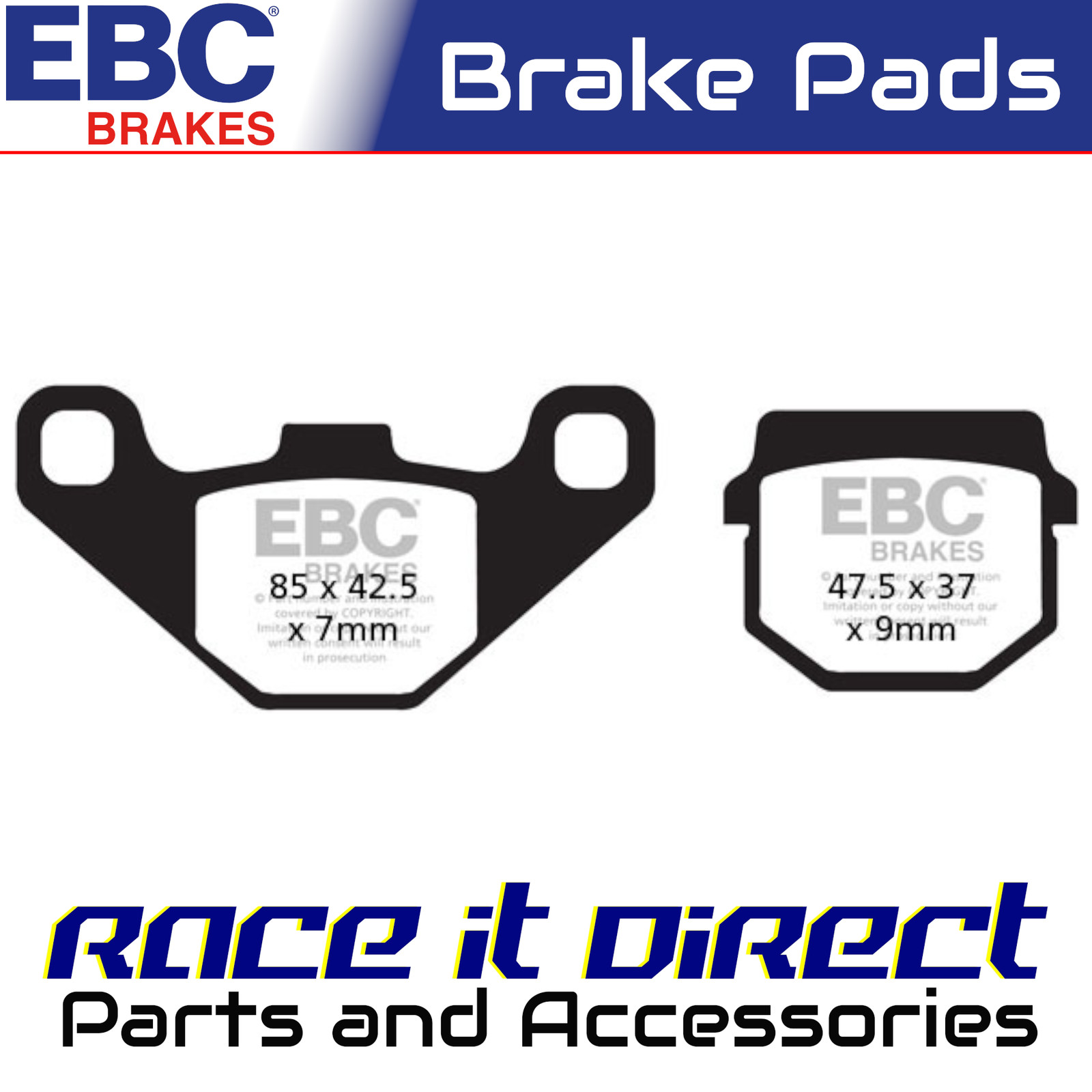 EBC Scooter Sintered Brake Pad Set Rear Left for Vectrix VX-2 Electric 2012-2014 - Image 95