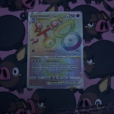 Pokemon Unown VSTAR Silver Tempest Full Art Card 199/195