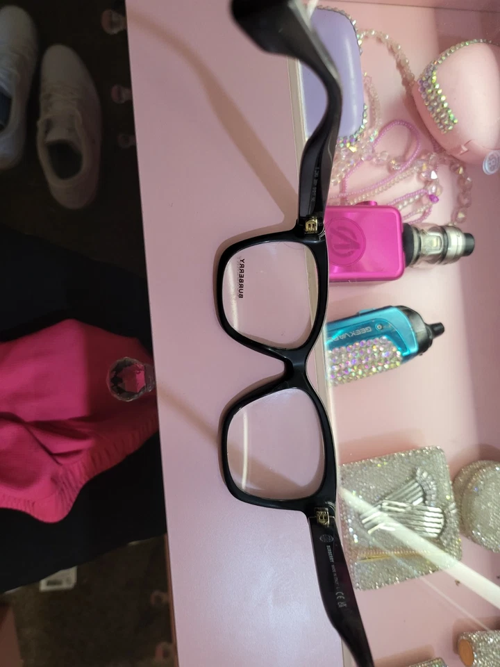 Burberry Clear Lense Eye Glasses Authentic - Image 4 of 4