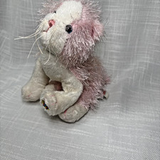 Ganz Webkinz Pink and White Cat Plush Stuffed Animal Plush HM189 No Code