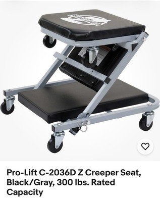 Pro-Lift Z-Creeper Seat C-2036D
