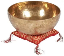 11" Tibetan Singing Bowl &ndash; Handmade Himalayan Sound Bowl for Chakra Meditation