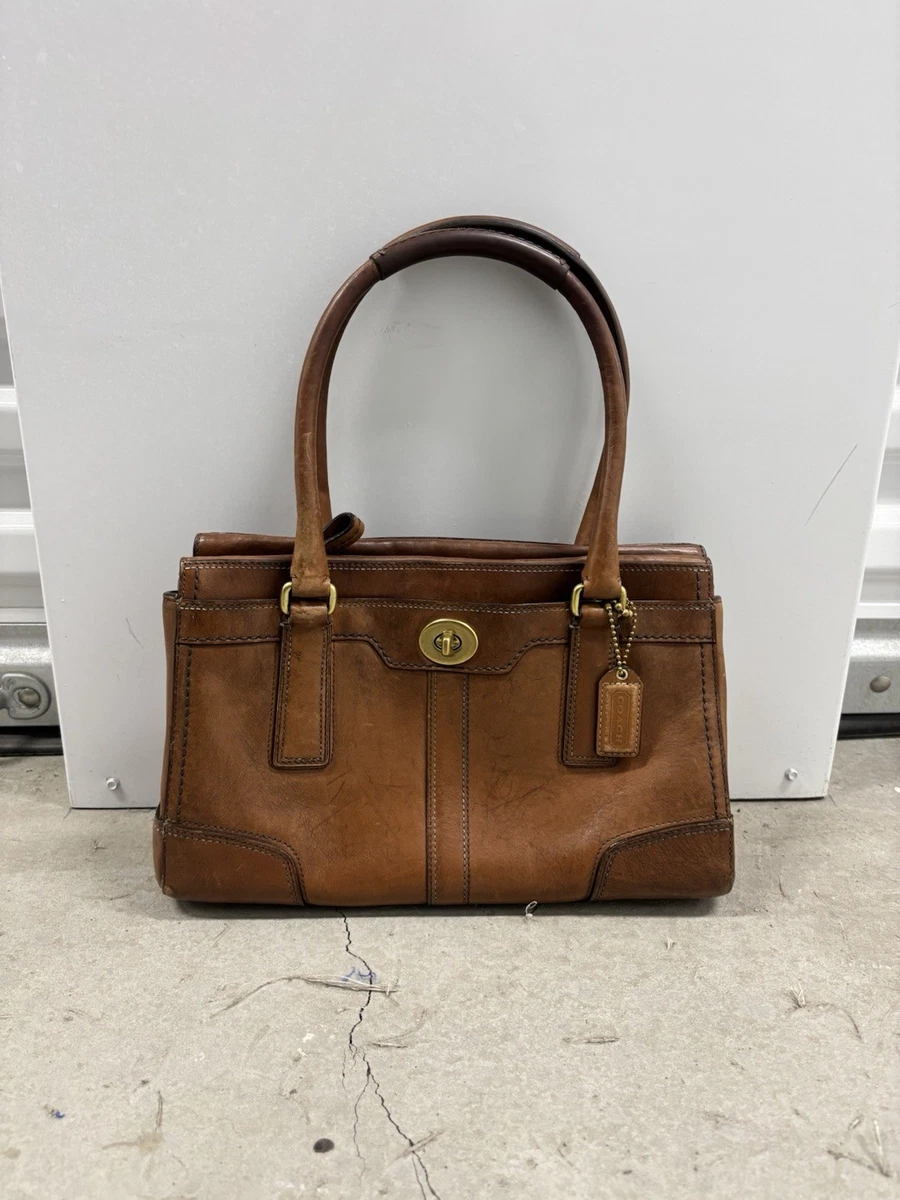 25+ Coach Hampton Turn Lock Bags & Women's Leather Exterior for