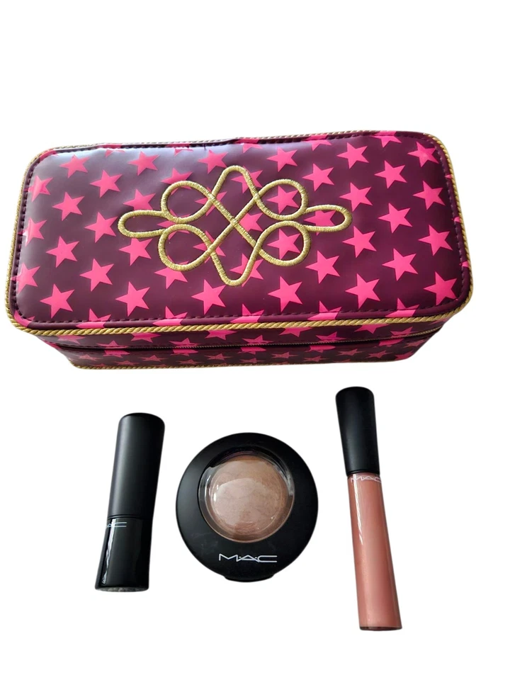 MAC Nutcracker Lipstick, Lip Gloss, Blush, Limited Edition AUTHENTIC Pinks, Glow - Image 2 of 4