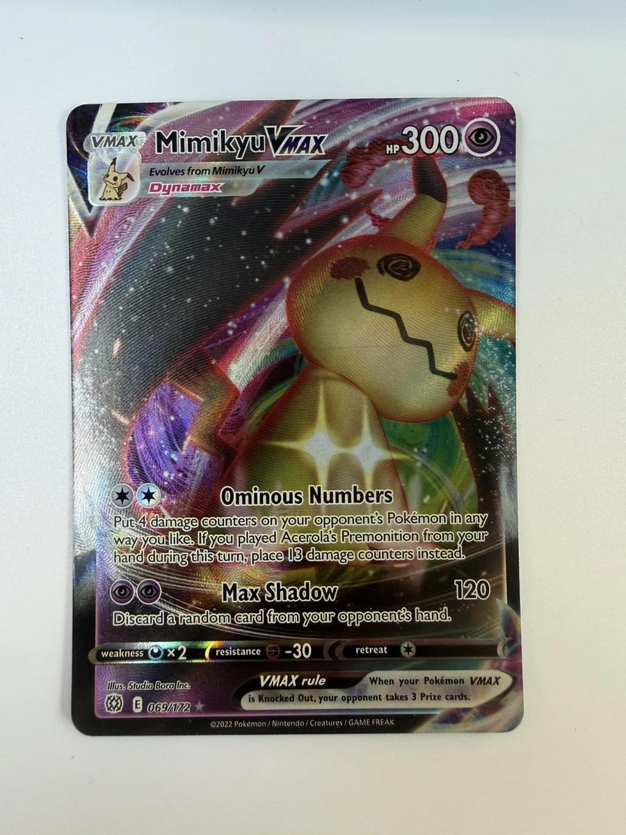 Mimikyu VMAX 069/172 Swsh09: Brilliant Stars for sale | eBay