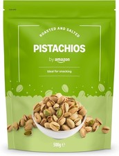 by Amazon Roasted And Salted Pistachios, 500g