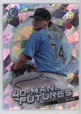 2021 Bowman Chrome 40-Man Futures Atomic Refractor /150 Max Meyer #FMF-19 0l44