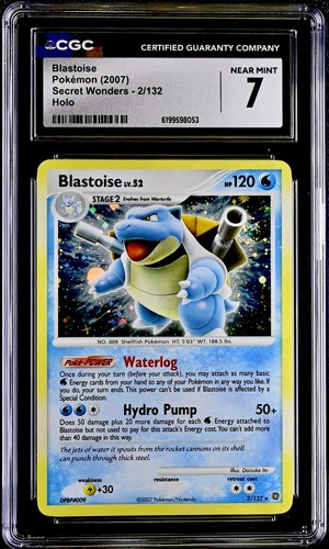 Blastoise graded CGC 7 for sale on eBay