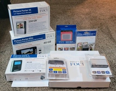 Digital Foci Picture Porter 35, Elite, Photo Safe II, Pocket Album, Memory, Lot 