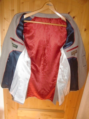 EL GANSO - Zwei knöpfe _ Fabric Made in Italy _ Gr. 46  / Sakko / Jacket _ Neu