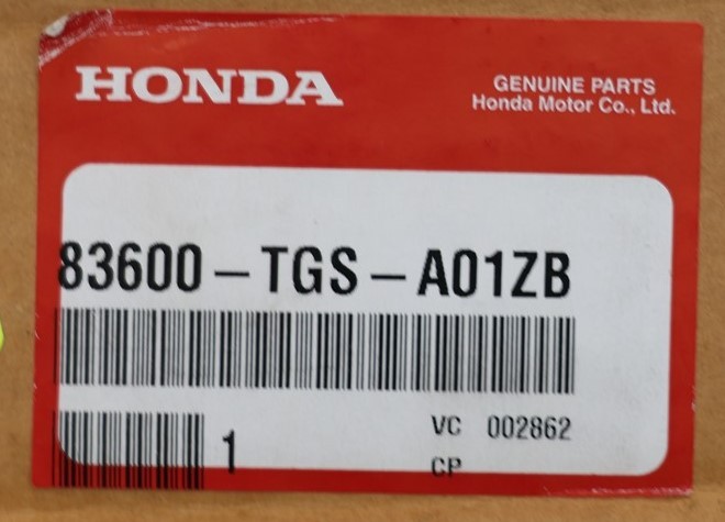 Genuine Honda Floor Mat Set *NH167L* 83600-TGS-A01ZB for