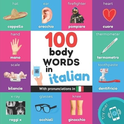 Yukismart 100 body words in italian (Taschenbuch) Learn Italian (US IMPORT)