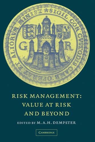 Risk Management by M. A. H. Dempster - 9780521781800