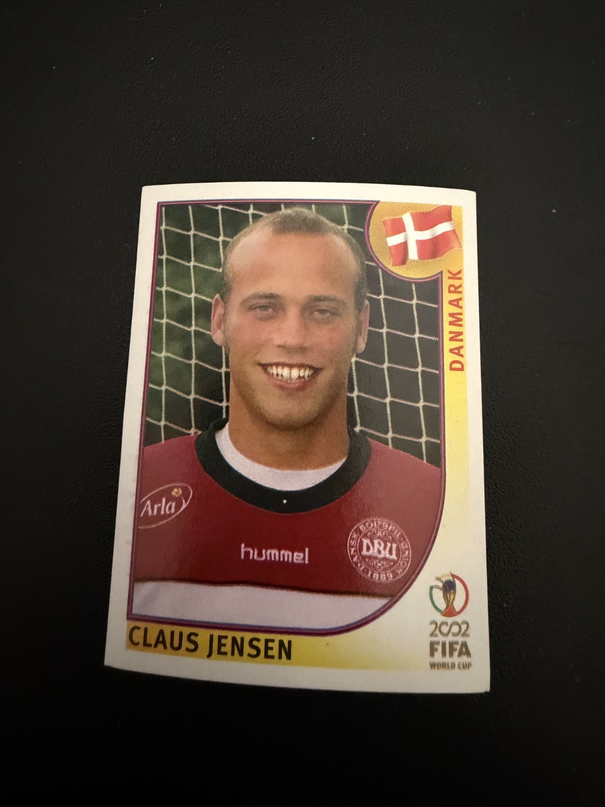 ALBUM FIGURINE PANINI WC KOREA 2002 #89 Claus Jensen COME DA FOTO