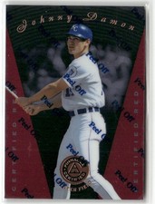 1997 PINNACLE CERTIFIED #104 JOHNNY DAMON CERTIFIED RED KANSAS CITY ROYALS
