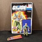 CHUCKLES UNDERCOVER GI JOE ACTION FIGURE 1:18 3.75 COMPLETE CARDBACK