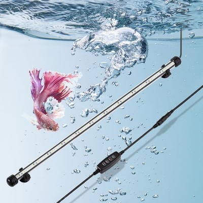 DaToo 12W 23inch Submersible Aquarium Light Underwater Fish Tank Light LED Aq...