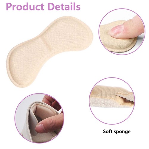 Cuscini Per Tallone Pad Heel Cuscinetti In Cotone Talloni 8 Paia Piedi Scarpe - Foto 9 di 12