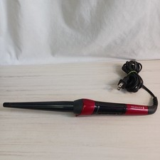 Remington Curling Iron Tapered Wrap Model CI-96W1 Red