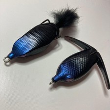 Deps Basilisky Frog Lure Jet Black Rare Soft Swimbait Fishing Equipment