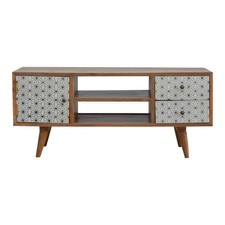Prima White TV Unit