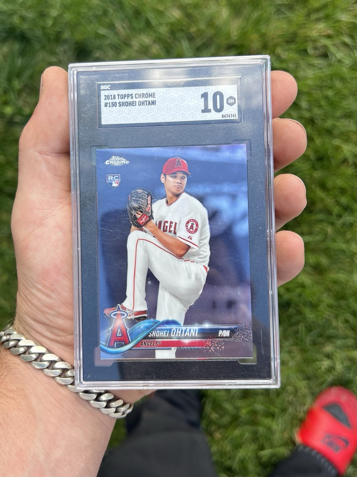 2018 Topps Chrome Shohei Ohtani Pitching SGC 10 Rookie MVP 📈