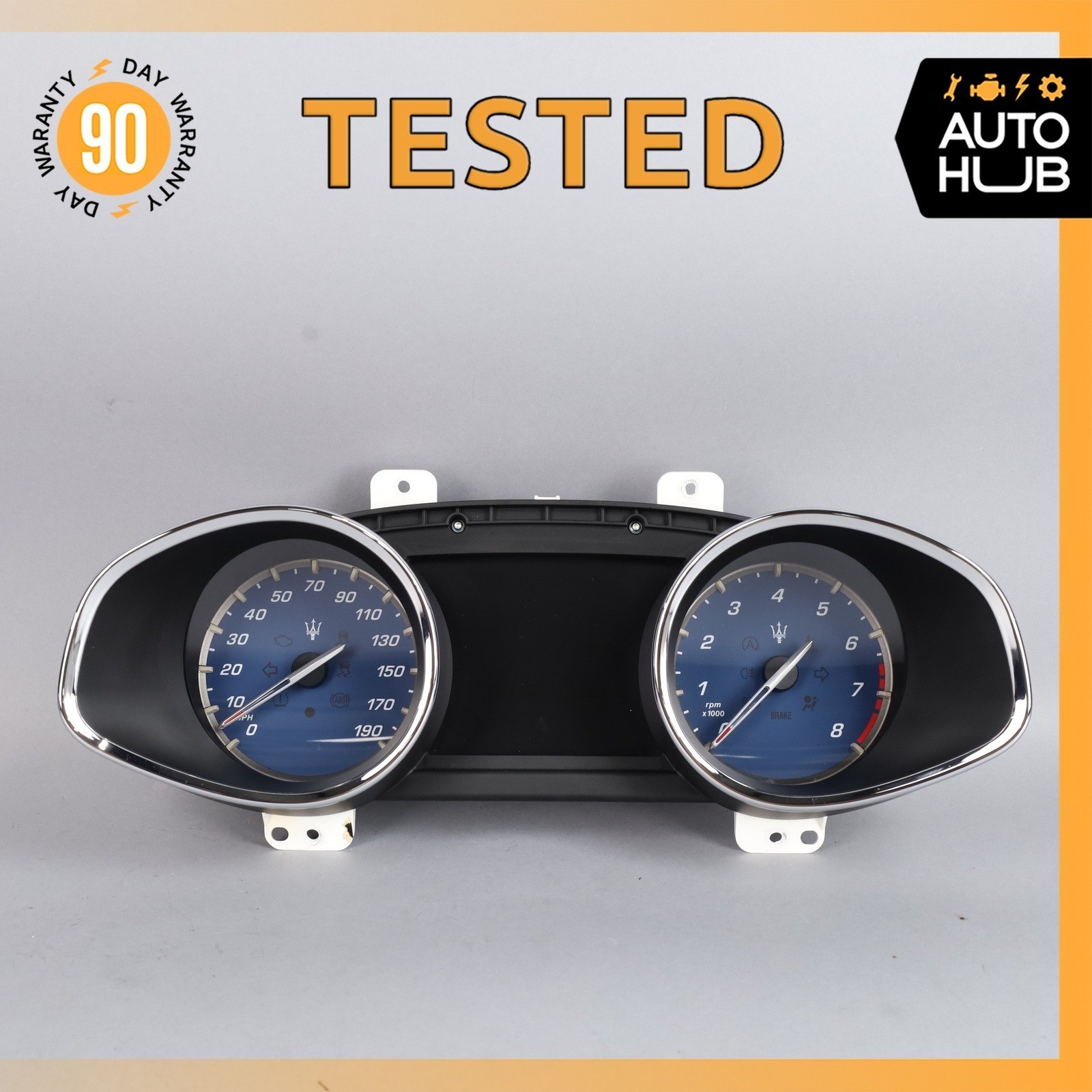 Maserati Quattroporte SQ4 M156 3.0L Instrument Cluster Speedometer OEM 128k