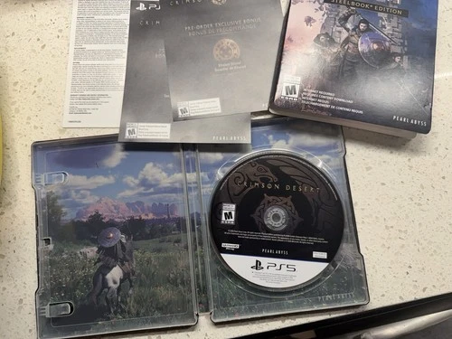 Crimson Desert Steel Book Edition Sony PlayStation 5 PS5 Ships In A Box!