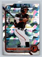 2022 Bowman #BCP-125 Luis Gonzalez Chrome Prospects Atomic Refractors
