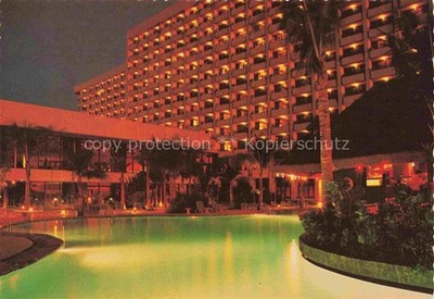 Manila  Philippines Illuminated Swimming Pool