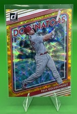 2022 Panini Donruss - Dominators -  Paul Goldschmidt #D-9 -  Gold /99