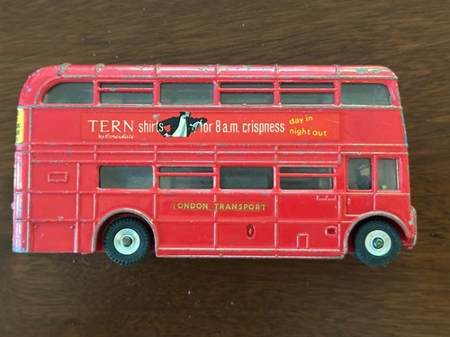 Vintage Routemaster Red Double Decker Bus Dinky Toys No-289 London England