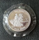 1 Ounce Troy Johnson Matthey 999 Silver Coin Right to Bear Arms