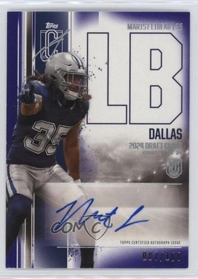 2024 Topps Signature Class Rookie Purple /100 Marist Liufau #RCA-ML Auto RC 16wc