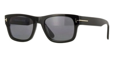 TOM FORD SMITH-02 TF1303 01D BLACK/ POLARIZED LENS SUNGLASSES 55-19