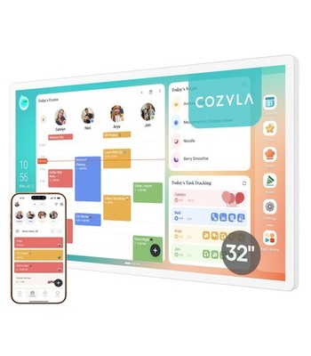 Cozyla 32'' 1080p Calendar+ 2 (White)