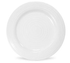 Image of Portmeirion Sophie Conran White Porcelain Side Plate 20.5cm Diameter