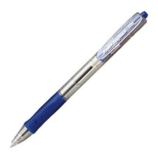 Pilot 32211 EasyTouch Retractable Pen 0.7mm Blue Ink Clear Barrel