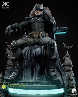 Batman by KCStudio FAN ART Figur Statue 1:6 Resin 3D Printed DIY Model Kit