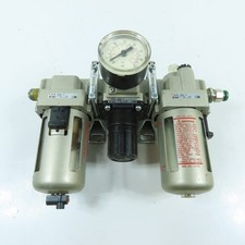 SMC AC25-N02-Z Air Filter Regulator Lubricator FRL 1/4" NPT 150 PSI