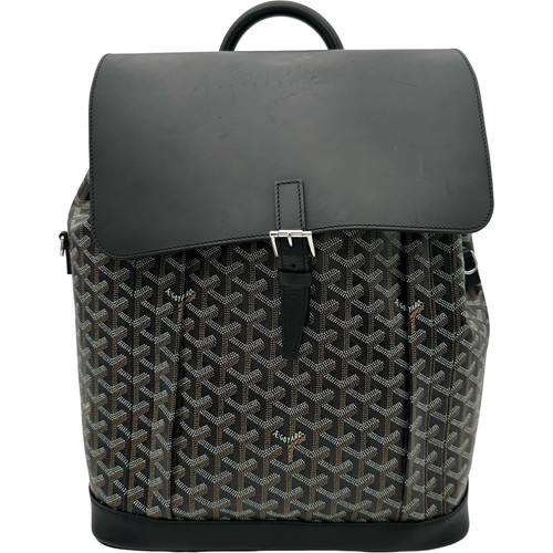 GOYARD Alpin MM Black Leather Backpack #OKB1340