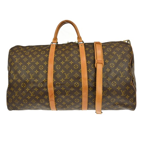 Best01 LOUIS VUITTON MONOGRAM KEEPALL BANDOULIERE 60 M41412 VI881 YQ05557